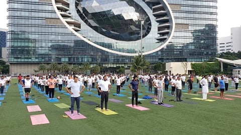 Hari Krishna Group celebrates 5 th International Yoga Day