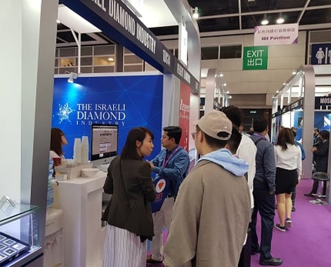 Israel Diamond Pavilion to Feature 21 Exhibitors at HKJMA Show  