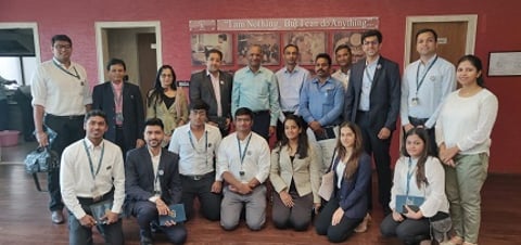 IIG takes students to Shree Ram Krishna Exports in Surat