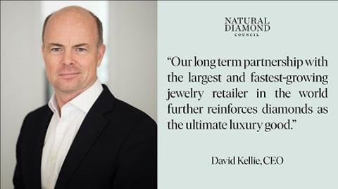 In the US, the diamond jewelry market continues to be exceptionally strong: David Kellie, NDC