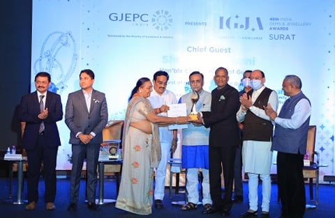 Govind Dholakia Honored with GJEPC’s Lifetime Achievement Award