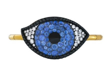 JAR SAPPHIRE, SPINEL AND DIAMOND 'EYE' BANGLE, estimate US$150,000-250,000