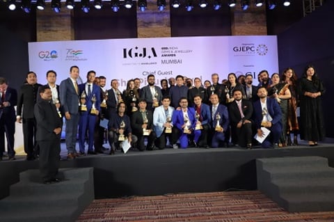 GJEPC recognises the efforts of top echelons of the diamond trade at 49th IGJA