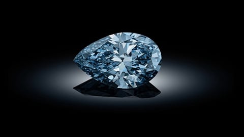 Rare Blue Diamond Steals the Show at Sotheby's Geneva Auction; Sets New Price Record of $25.18 Million