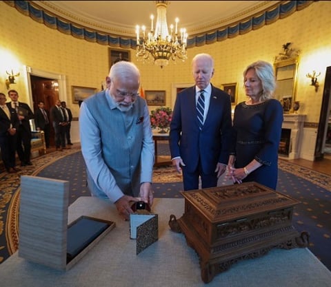 Prime Minister Modi Presents US First Lady with a 7.5-Carat Lab-Grown Diamond